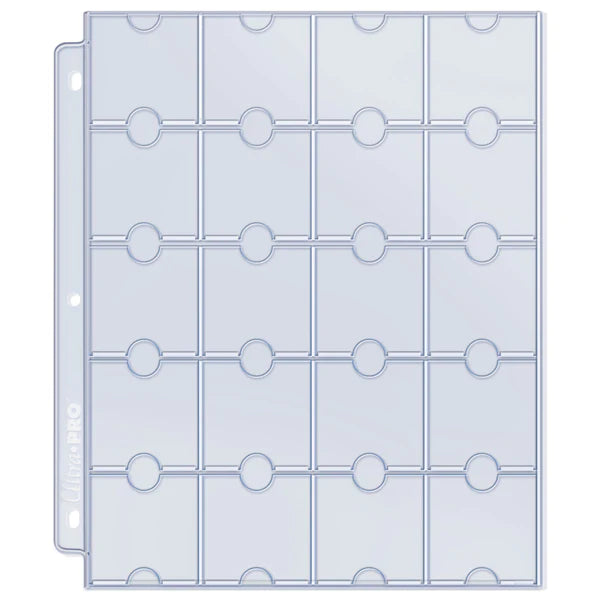 Ultra Pro 'Air-Tite' 20 Pocket Coin Pages - Pack of 10